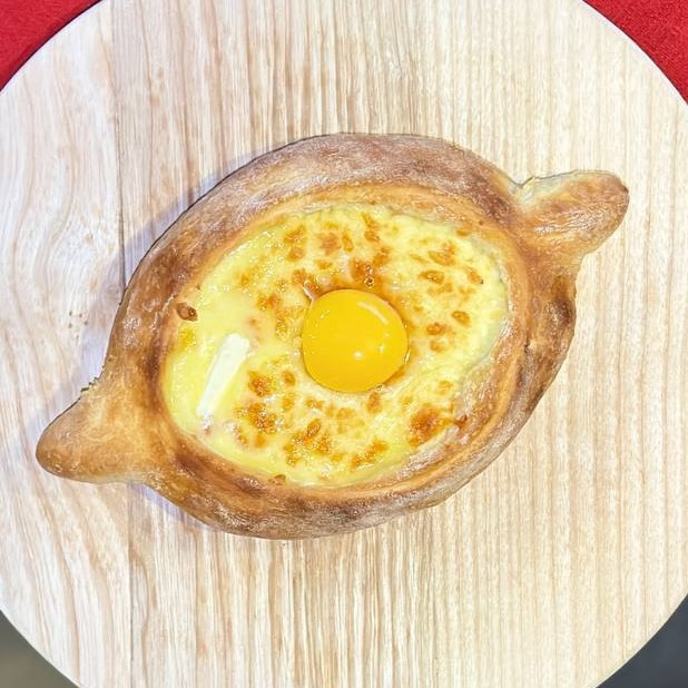 Small Khachapuri in Adzharian style